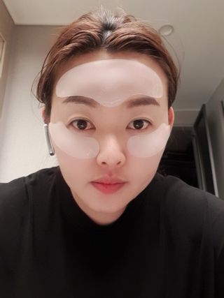 아이디플라코스메틱 아이디 페이스핏 플러스 패치 v2 — 5점을 준 리뷰어가 2021년 4월 올린 사용 사진