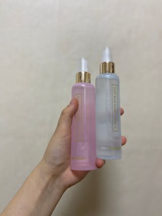 멈칫 X 최준 헤어 앤 바디미스트 소프트블루솝, 마젠타레이디 2종 — 5점을 준 리뷰어가 2021년 6월 올린 사용 사진