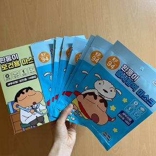 [숨그림]  덴탈마스크 짱구 우리아이 그리고 내가 쓰는 믿을수있는 케릭터 마스크  16종 — 5점을 준 리뷰어가 2021년 11월 올린 사용 사진