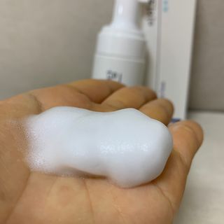 [바이로담] 저자극 약산성버블 폼 폼클렌징 150ml — 5점을 준 리뷰어가 2021년 4월 올린 사용 사진