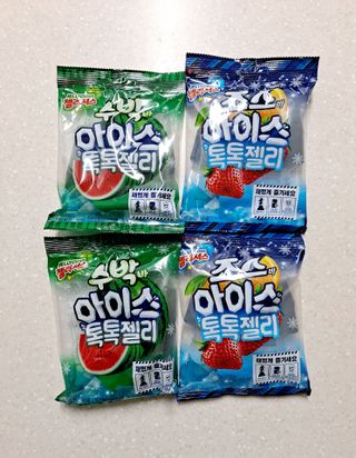 롯데제과 죠스바 아이스 톡톡 젤리 — 5점을 준 리뷰어가 2021년 10월 올린 사용 사진