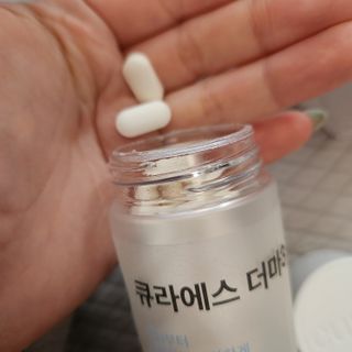 [큐라에스] 뮤신콜라겐 더마3 76.8(1개월분) — 5점을 준 리뷰어가 2023년 12월 올린 사용 사진