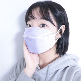 [이지아 마스크] 애니가드 더솔루션마스크, 컬러 10종 [대형/소형] — 5점을 준 리뷰어가 2021년 3월 올린 사용 사진