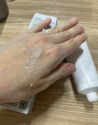 리더스코스메틱 리더스 카밍 바이오틱스 크림 마스크 — 5점을 준 리뷰어가 2021년 6월 올린 사용 사진