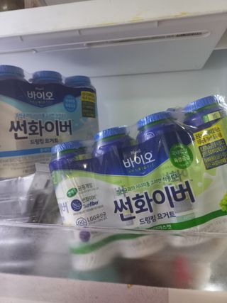 LIVE 매일바이오 썬화이버 드링킹 요거트 — 5점을 준 리뷰어가 2022년 8월 올린 사용 사진