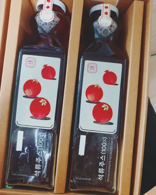 [바이윙클] 페르시아 유기농 석류 착즙주스 750ml 2병 + 선물박스 세트 — 5점을 준 리뷰어가 2022년 3월 올린 사용 사진