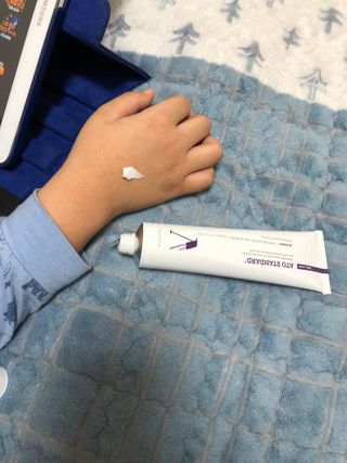 아토스탠다드 베이비크림 — 5점을 준 리뷰어가 2021년 1월 올린 사용 사진