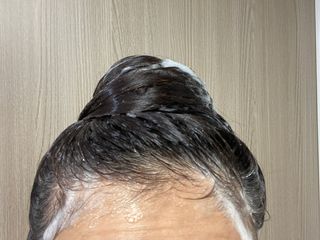 더마힐 헤어 컨디셔닝 샴푸 500ml 3종 중 택1 — 5점을 준 리뷰어가 2021년 4월 올린 사용 사진