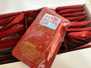 광동생활건강 프리 [광동] 홍삼 배도라지진액 (102mL*30포) — 5점을 준 리뷰어가 2025년 5월 올린 사용 사진