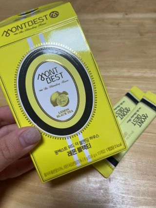 몽베스트 위드더 블랜딩 하우스 _레몬 블랙티 — 5점을 준 리뷰어가 2022년 12월 올린 사용 사진