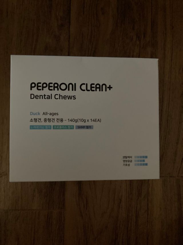 페페로니 2종 세트 클린플러스 덴탈껌 치킨+덕 리뷰 사진