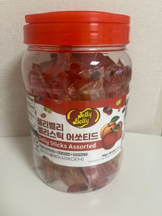 젤리벨리 젤리스틱 어쏘티드 900g — 5점을 준 리뷰어가 2022년 11월 올린 사용 사진
