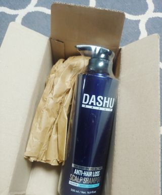 다슈코리아 다슈 데일리 단백질 한방 두피 골드 샴푸 500ml — 5점을 준 리뷰어가 2021년 1월 올린 사용 사진