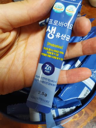 서울약사신협_프로바이오생유산균_2.5G x 100포 — 5점을 준 리뷰어가 2021년 5월 올린 사용 사진