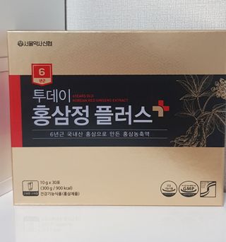 서울약사신협_투데이홍삼정플러스스틱_10g x 30포 — 5점을 준 리뷰어가 2021년 6월 올린 사용 사진