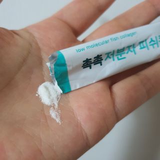 미스비 촉촉 저분자 피쉬콜라겐C — 5점을 준 리뷰어가 2021년 7월 올린 사용 사진