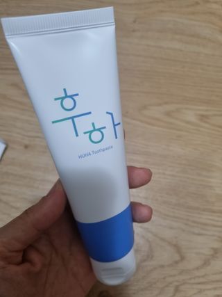 [심폐소생소] 무불소 임산부 천연 치약 — 5점을 준 리뷰어가 2021년 10월 올린 사용 사진