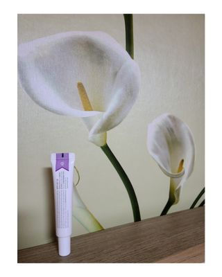 이엔코스 알부틴 알파 화이트닝크림 — 3점을 준 리뷰어가 2021년 4월 올린 사용 사진