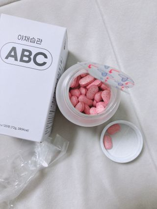 야채습관 ABC 120정 2개월분 하루야채 — 4점을 준 리뷰어가 2022년 9월 올린 사용 사진