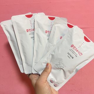 클린24시간 1BOX(5포) + 전용보틀(500ml) — 5점을 준 리뷰어가 2022년 8월 올린 사용 사진