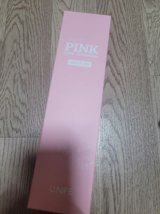[유니프] 헤어 샤이니 핑크 컬러 트리트먼트240g — 5점을 준 리뷰어가 2023년 10월 올린 사용 사진