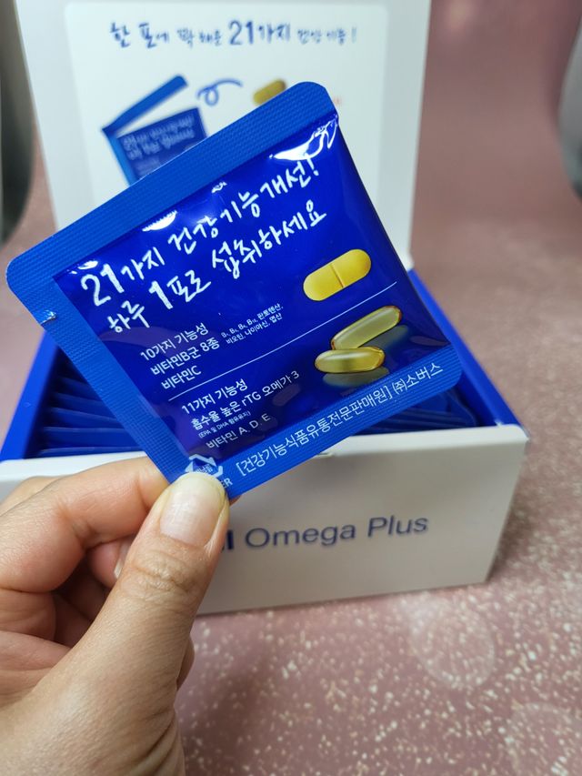 소버스 메가바이탈 오메가플러스 리뷰 사진
