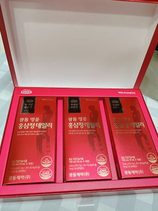 광동생활건강 광동 명품 홍삼정데일리 10mL x 30포 — 4점을 준 리뷰어가 2023년 4월 올린 사용 사진