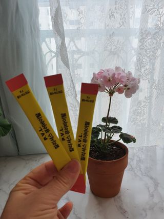 힐리셔스 퓨어바이탈 석류맛 — 5점을 준 리뷰어가 2021년 2월 올린 사용 사진