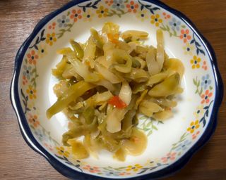 루시델리 야미하우스 홍콩 스파이시 프리미엄 짜사이 무침 500g — 5점을 준 리뷰어가 2024년 7월 올린 사용 사진