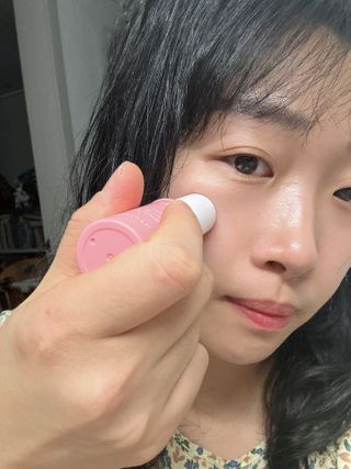스킨큐어 산다화 카멜리아 안티 링클 멀티밤 — 5점을 준 리뷰어가 2023년 11월 올린 사용 사진