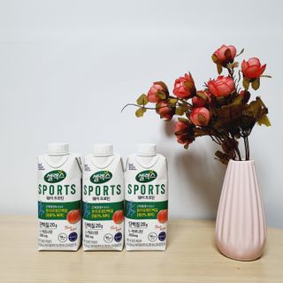 셀렉스스포츠 셀렉스 스포츠 웨이 프로틴 복숭아_ 330ml x 12팩 — 5점을 준 리뷰어가 2021년 3월 올린 사용 사진