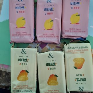 비타앤C 레몬맛, 망고맛 — 5점을 준 리뷰어가 2021년 6월 올린 사용 사진