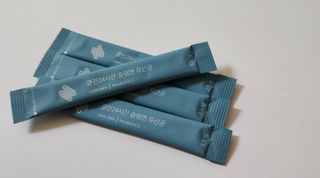 클린24시간 슬림앤유산균 1박스 (3.5g X 15포) — 4점을 준 리뷰어가 2022년 11월 올린 사용 사진