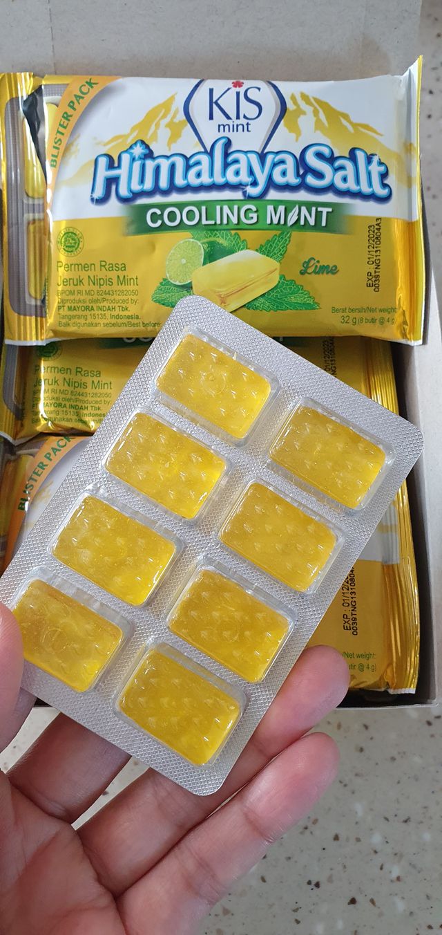 히말라야 솔트 캔디 2종-페퍼민트 맛, 라임민트 맛 리뷰 사진