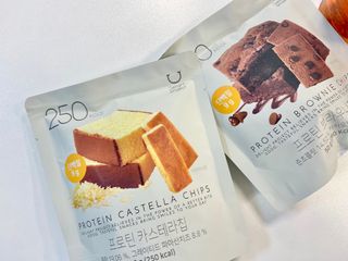 신상품) 딜라이트 프로젝트 프로틴  브라우니칩/ 카스테라칩 총 6EA — 5점을 준 리뷰어가 2022년 5월 올린 사용 사진