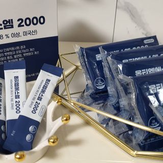 바른비타민 옵티엠에스엠2000 1박스 60포 관절 연골 복합건강기능식품 — 5점을 준 리뷰어가 2021년 7월 올린 사용 사진