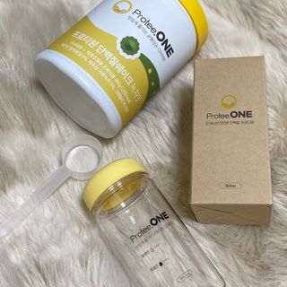 프로티원 단백질쉐이크 녹차맛 2주분 1통+보틀 — 5점을 준 리뷰어가 2021년 4월 올린 사용 사진