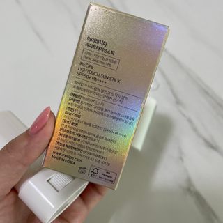 아이레시피 라이트터치 선스틱 15g (SPF50+, PA++++) — 5점을 준 리뷰어가 2023년 2월 올린 사용 사진