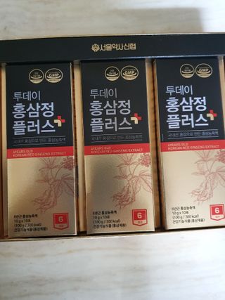 서울약사신협_투데이홍삼정플러스스틱_10g x 30포 — 5점을 준 리뷰어가 2020년 12월 올린 사용 사진