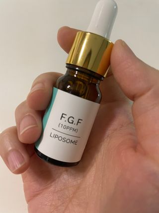 랑팡 EGF+FGF 10ppm 리포좀 앰플 원액 10ml — 5점을 준 리뷰어가 2021년 10월 올린 사용 사진