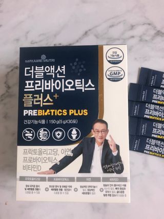메이준뉴트리 더블액션 프리바이오틱스 플러스+ — 5점을 준 리뷰어가 2021년 4월 올린 사용 사진