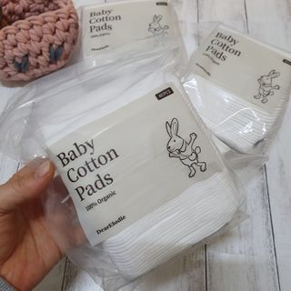 디어엘로디 프리미엄 유기농 베이비 솜티슈 40매 3 + 1 PACK — 5점을 준 리뷰어가 2021년 3월 올린 사용 사진