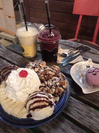 카페 더달달 [카페더달달 ] 빙수 택 1 + 음료 2잔 + 마카롱2개 — 4점을 준 리뷰어가 2021년 7월 올린 사용 사진