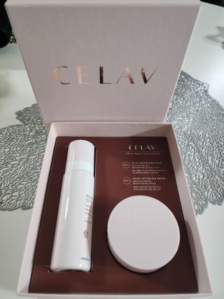 프리마인 바르기만 하면 철벽 스킨케어+24시간 마스크팩 효과. 셀라브 리제너레이팅 시스템 부스터+크림 세트 — 5점을 준 리뷰어가 2023년 5월 올린 사용 사진