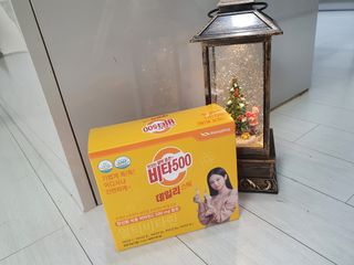 광동제약 [광동] 비타500데일리스틱 70포X2개 + 뚱랑이엽서 + 쇼핑백 증정 — 5점을 준 리뷰어가 2022년 1월 올린 사용 사진