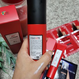 페브유 / FABYOU [페브유 2종 SET] 레드 블레미쉬 AC 토너 + AC스팟 — 4.5점을 준 리뷰어가 2021년 6월 올린 사용 사진