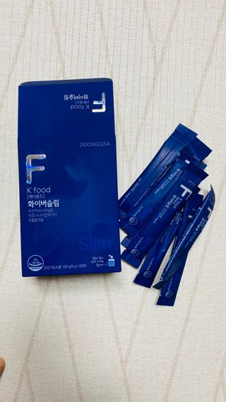 똥기사의 케이푸드 화이버슬림 — 5점을 준 리뷰어가 2021년 2월 올린 사용 사진