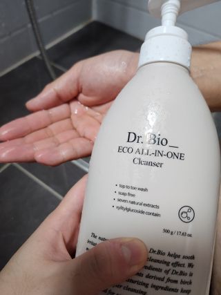 닥터바이오 에코 올인원 클렌저 500g — 5점을 준 리뷰어가 2023년 8월 올린 사용 사진