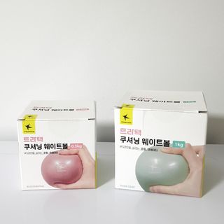 트라택 쿠셔닝 웨이트볼 0.5kg + 1kg SET — 4점을 준 리뷰어가 2022년 6월 올린 사용 사진