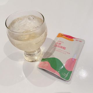 [경남제약헬스케어] 케어플러스 리셋 다이어트 청포도맛 100ml X 5포 (5일분) — 3.5점을 준 리뷰어가 2023년 4월 올린 사용 사진